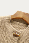 Abigail's Picks--Voila Cable Knit Toggle Cardigan