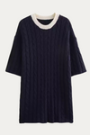 Cornelia Cable Knit Mini Dress