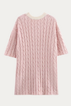 Cornelia Cable Knit Mini Dress