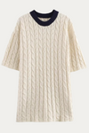 Cornelia Cable Knit Mini Dress