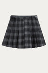 Calanthe Navy Plaid Pleated Skirt - DAStyle