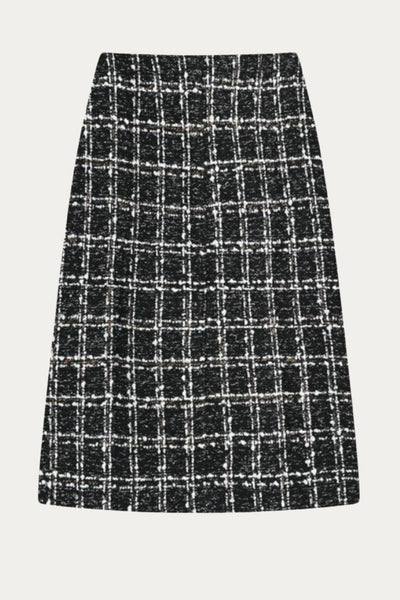 Calista Midi Tweed Skirt - DAStyle