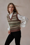 Cecilia Vintage Sweater Vest - DAStyle