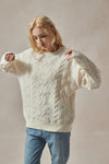 Seraphina Cozy Chunky Cable Knit Sweater