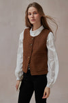 Constance Tweed Vest for Women - DAStyle