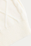 Cozy Cream Zipper Up Cable Knit Sweater - DAStyle