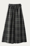 Delphine Green Plaid Skirt (with belt) - DAStyle