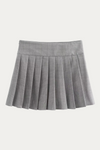 Phoebe Gray Plaid Skirt