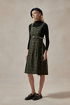 Tessa Vintage Green Plaid Dress