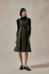 Tessa Vintage Green Plaid Dress