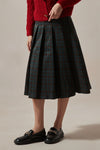 green-plaid-pleated-skirt3-DAStyle