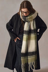 Oversize Green Plaid Scarf