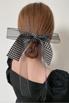 Houndstooth Hair Bow