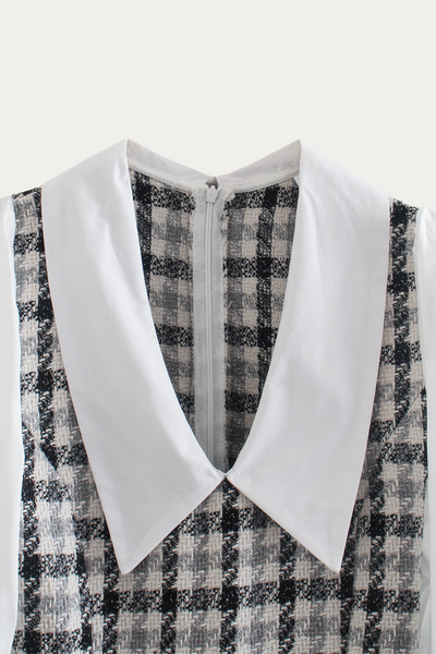 Lennon Jumpsuit Plaid with Belt
