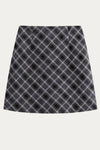 Ismene Khaki Plaid Skirt