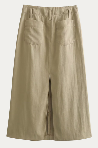 Aurora Midi Skirt with Split