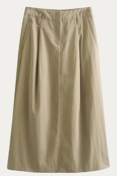Aurora Midi Skirt with Split
