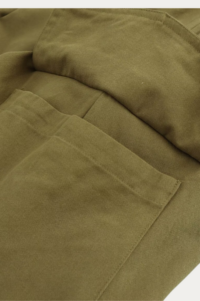 Kyle Olive Green Pleated Skirt