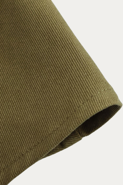 Kyle Olive Green Pleated Skirt