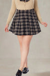 Dorothy Plaid Plus Size Mini Skirt