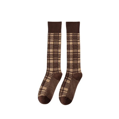 Plaid Socks for Women - DAStyle