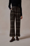 Francesca Plaid Wide Leg Pant