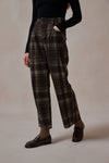 Francesca Plaid Wide Leg Pant