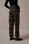 Francesca Plaid Wide Leg Pant