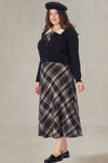 Hazel Plus Size Knitwear With Bowknot