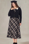 Hazel Plus Size Knitwear With Bowknot