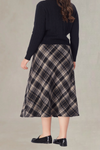 Lucille Plus Size Plaid Long Skirt