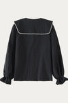 Evelyn Plus Size Peter Pan Collar Blouse