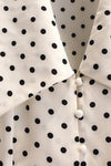 Leontine Plus Size Polka Dot Blouse