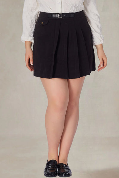 Shirley Plus Size Wool Skirt