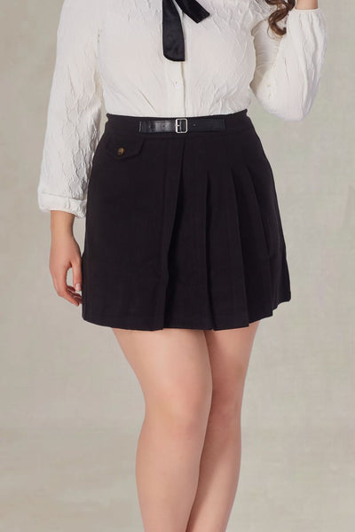Shirley Plus Size Wool Skirt