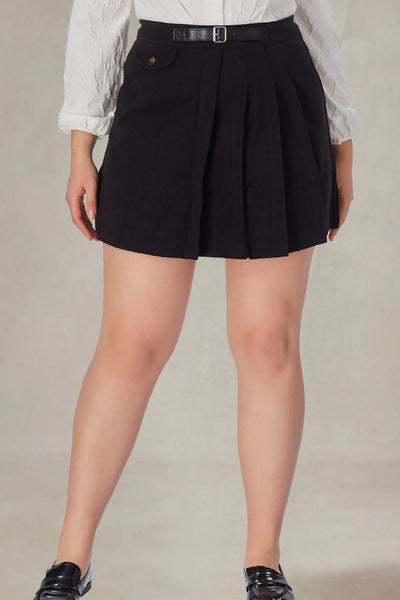 Shirley Plus Size Wool Skirt
