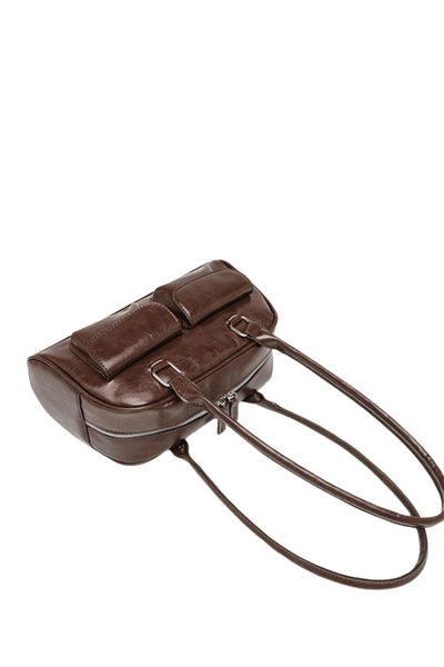 PU Retro Shoulder Bag