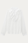 Diana Ruffled Neck Blouse