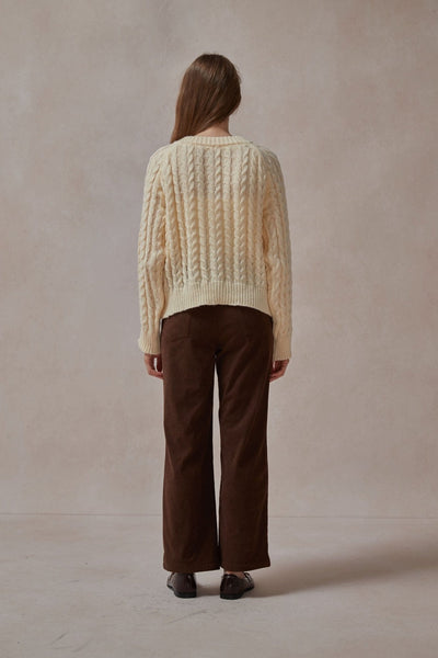 Seraphina Cream Cardigan - DAStyle
