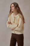 Seraphina Cream Cardigan - DAStyle