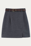 Odessa Short Wool Skirt