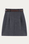 Odessa Short Wool Skirt