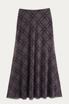 Nigel Vintage Plaid Midi Skirt