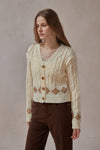 Vivienne Cropped Cardigan Sweater - DAStyle