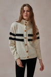 Ophelia White Fuzzy Sweater