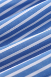 Beryl White Blue Striped Blouse